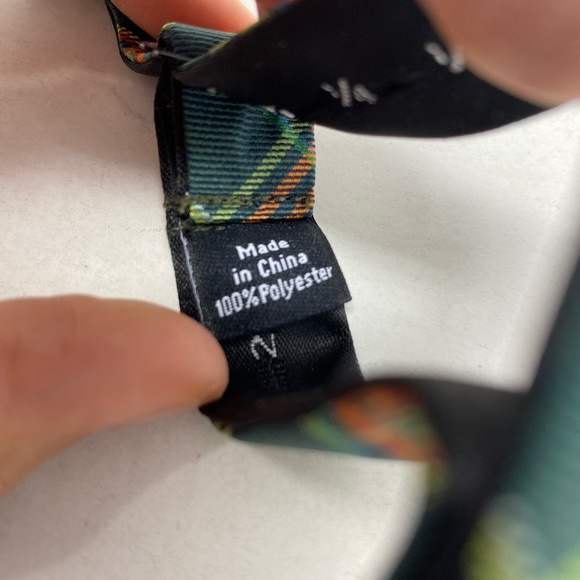 JF J. Ferrar Bow Tie Green Plaid - Picture 3 of 4